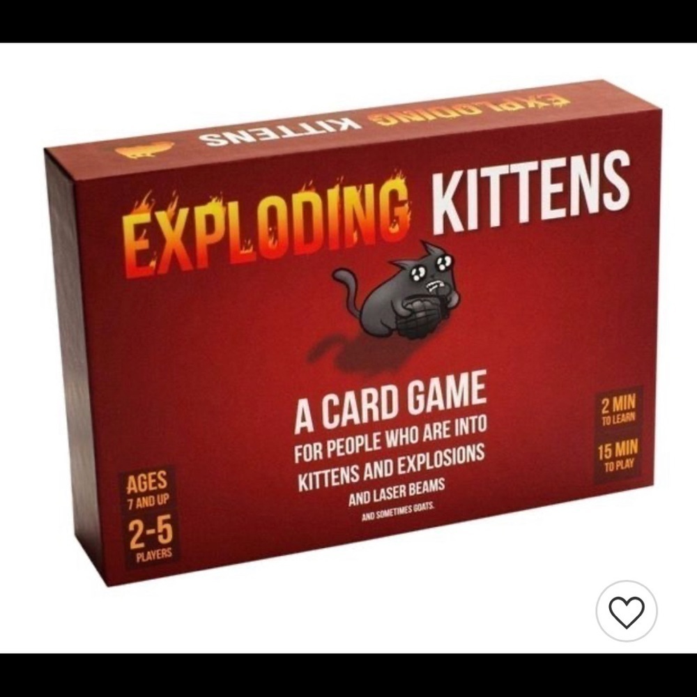 EXPLODING Kittens Game. Complete Game. Lightly played.